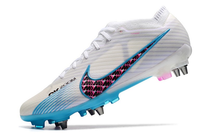 Nike Air Zoom Mercurial Vapor 15 Elite SG Removable Studs Blast - White/Baltic Blue/Pink Blast