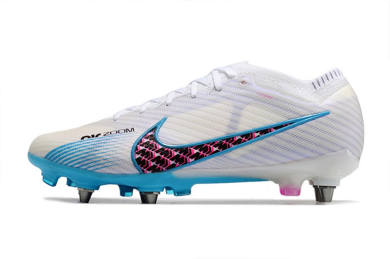 Nike Air Zoom Mercurial Vapor 15 Elite SG Removable Studs Blast - White/Baltic Blue/Pink Blast