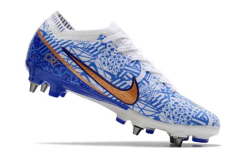 Nike Air Zoom Mercurial Vapor 15 Elite SG Removable Studs CR7 - White/Metallic Copper/Blue