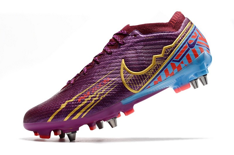 Nike Air Zoom Mercurial Vapor 15 Elite SG Removable Studs Mbappe - Dark Beetroot/Metallic Vivid Gold
