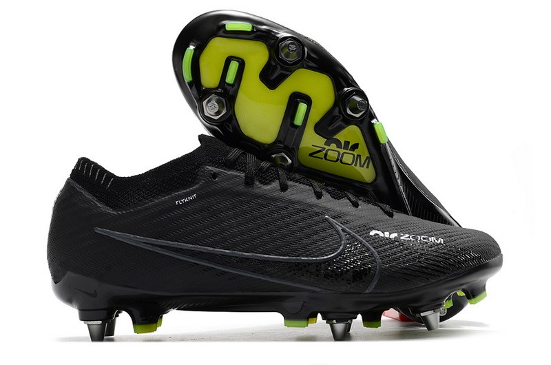 Nike Air Zoom Mercurial Vapor 15 Elite SG Removable Studs Shadow - Black/Dark Smoke Grey/Volt
