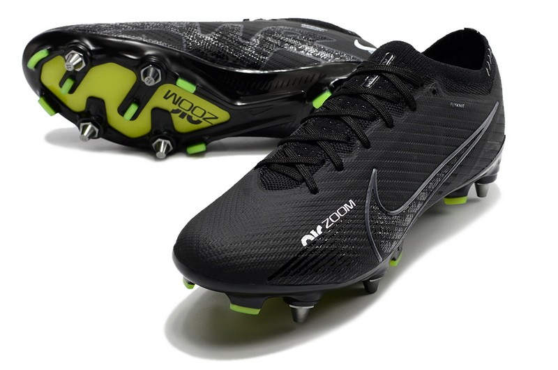 Nike Air Zoom Mercurial Vapor 15 Elite SG Removable Studs Shadow - Black/Dark Smoke Grey/Volt