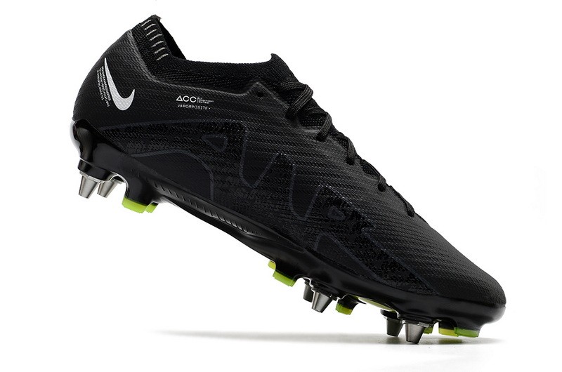 Nike Air Zoom Mercurial Vapor 15 Elite SG Removable Studs Shadow - Black/Dark Smoke Grey/Volt