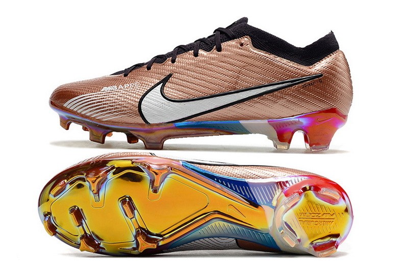 Nike Air Zoom Mercurial Vapor 15 Elite FG Mbappe Generation - Metallic Copper/Black
