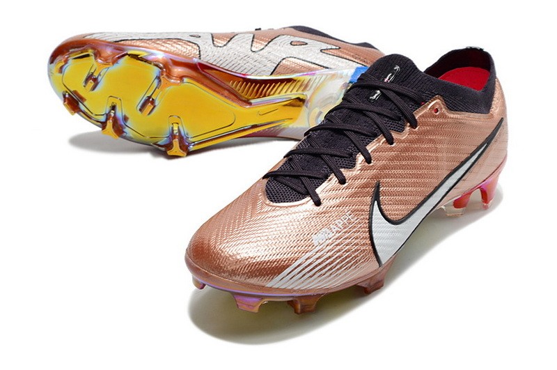 Nike Air Zoom Mercurial Vapor 15 Elite FG Mbappe Generation - Metallic Copper/Black