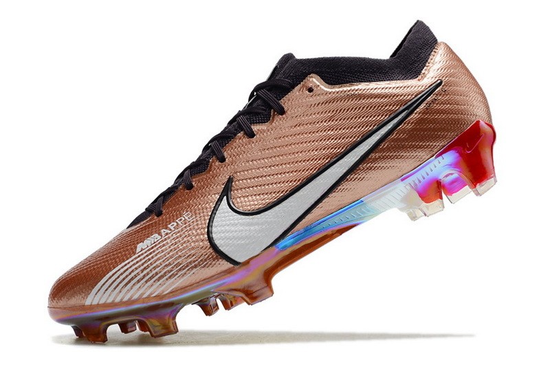 Nike Air Zoom Mercurial Vapor 15 Elite FG Mbappe Generation - Metallic Copper/Black