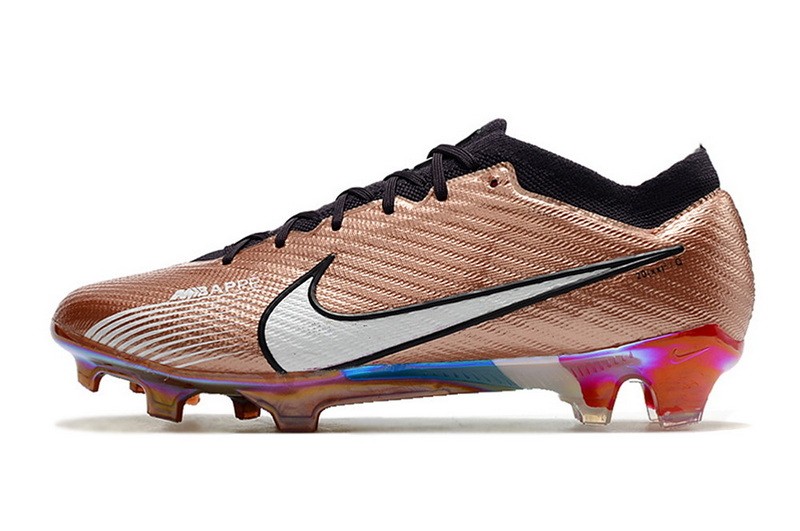 Nike Air Zoom Mercurial Vapor 15 Elite FG Mbappe Generation - Metallic Copper/Black