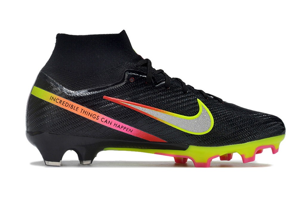 Nike x Marcus Rashford Zoom Mercurial Superfly 9 Elite FG - Black/Pink/Volt/Red