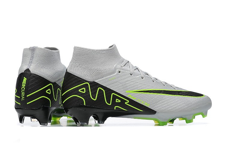 Nike Zoom Mercurial Superfly 9 Elite FG - Atmosphere Grey/Black/Green
