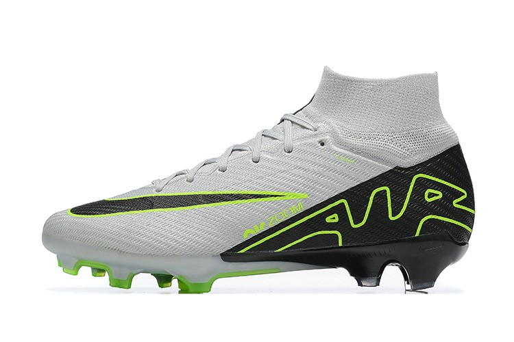 Nike Zoom Mercurial Superfly 9 Elite FG - Atmosphere Grey/Black/Green