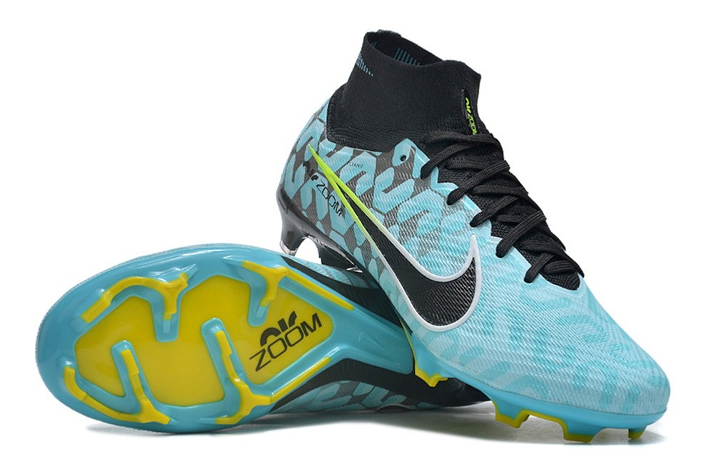 Nike Zoom Mercurial Superfly 9 Elite FG - Ice Blue/Black/Yellow Strike