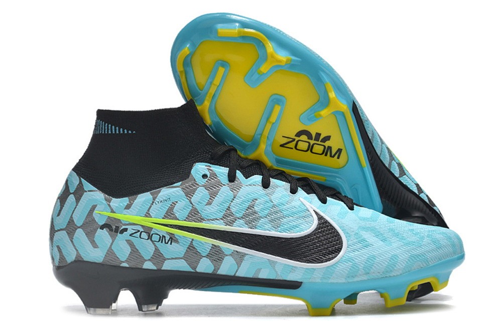 Nike Zoom Mercurial Superfly 9 Elite FG - Ice Blue/Black/Yellow Strike
