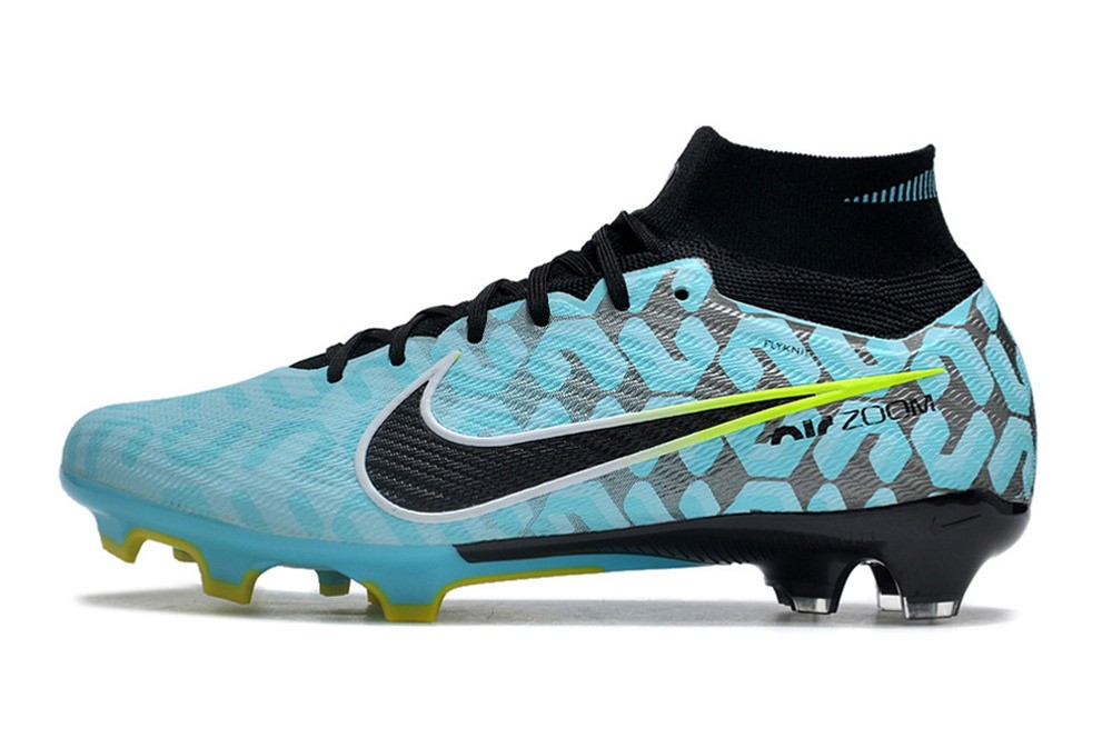 Nike Zoom Mercurial Superfly 9 Elite FG - Ice Blue/Black/Yellow Strike