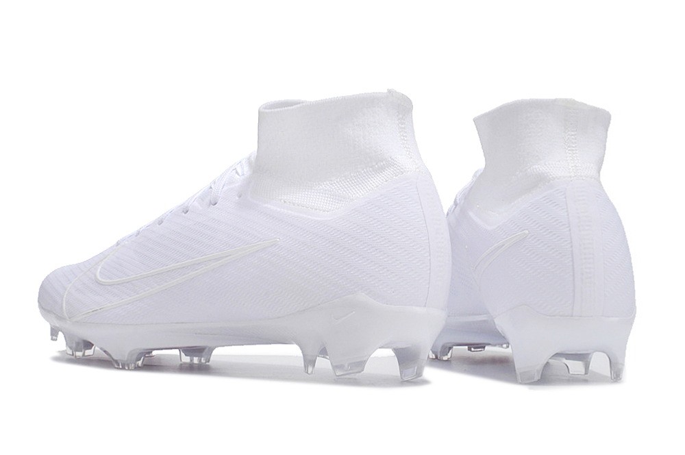 Nike Zoom Mercurial Superfly 9 Elite FG - White/White/Purple