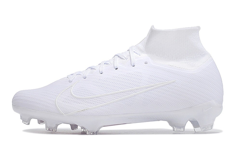 Nike Zoom Mercurial Superfly 9 Elite FG - White/White/Purple
