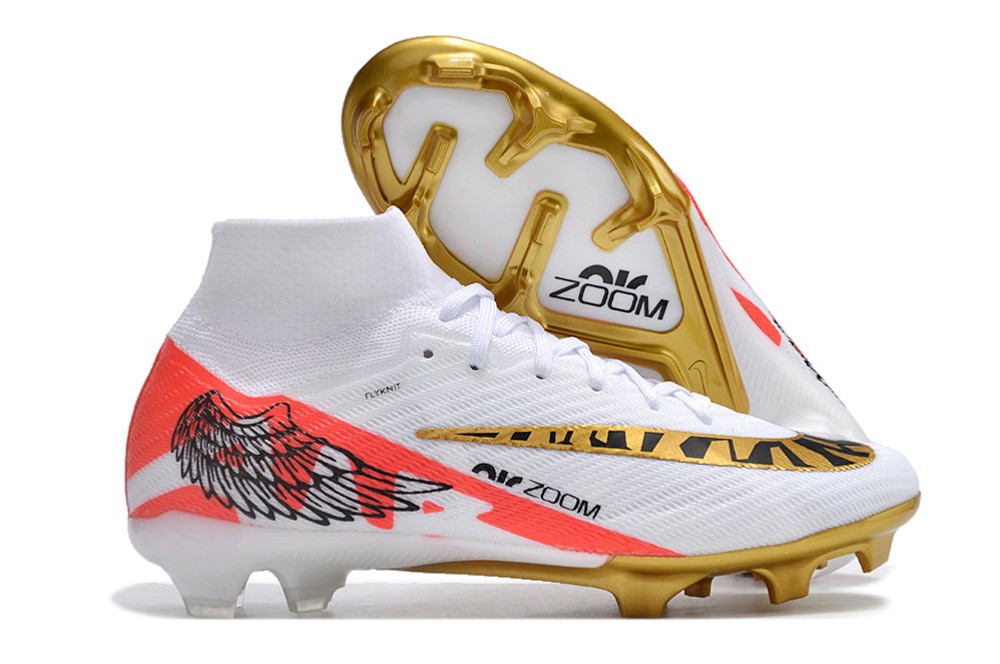 Nike Zoom Mercurial Superfly 9 Elite FG Wings - White/Red/Gold
