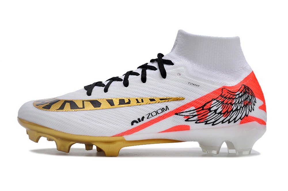 Nike Zoom Mercurial Superfly 9 Elite FG Wings - White/Red/Gold