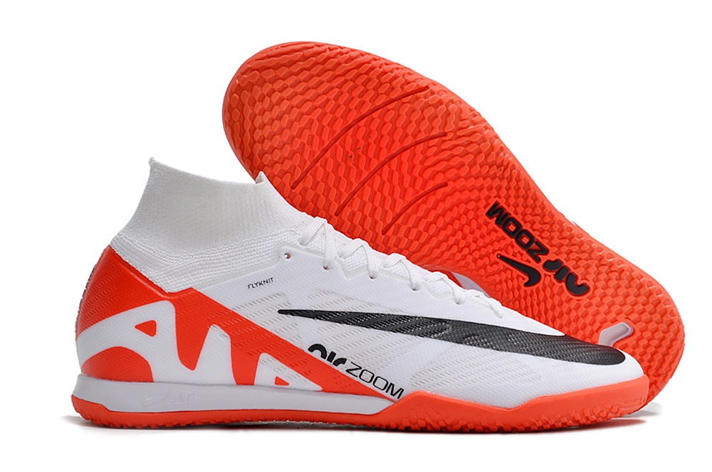Nike Zoom Mercurial Superfly 9 Elite IC Indoor Ready - White/Red