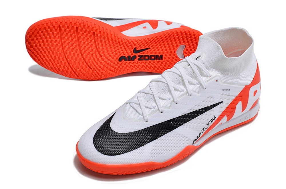 Nike Zoom Mercurial Superfly 9 Elite IC Indoor Ready - White/Red