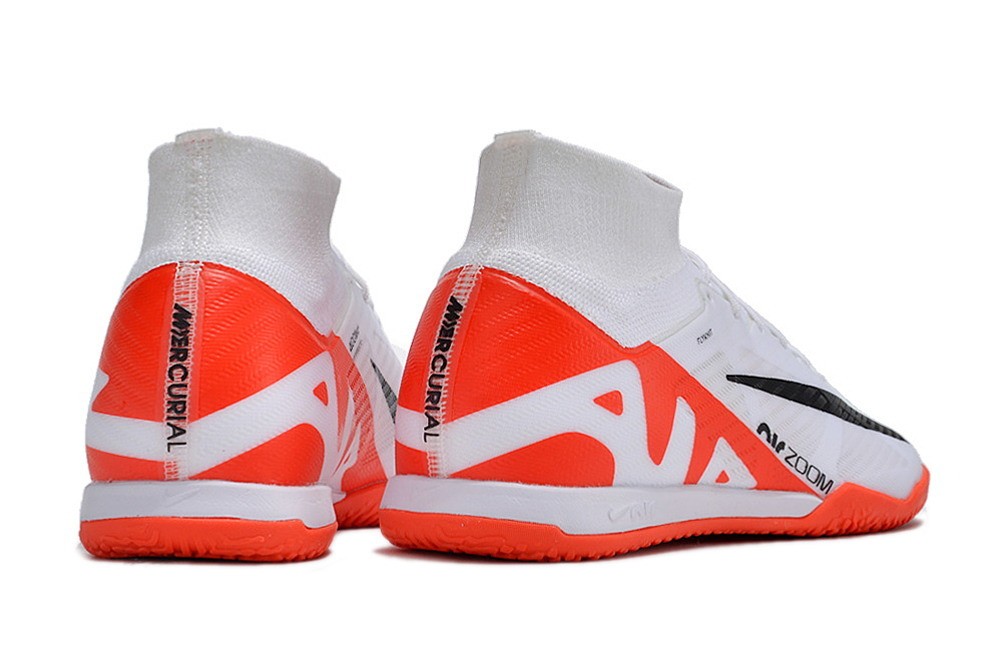 Nike Zoom Mercurial Superfly 9 Elite IC Indoor Ready - White/Red