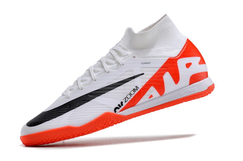 Nike Zoom Mercurial Superfly 9 Elite IC Indoor Ready - White/Red