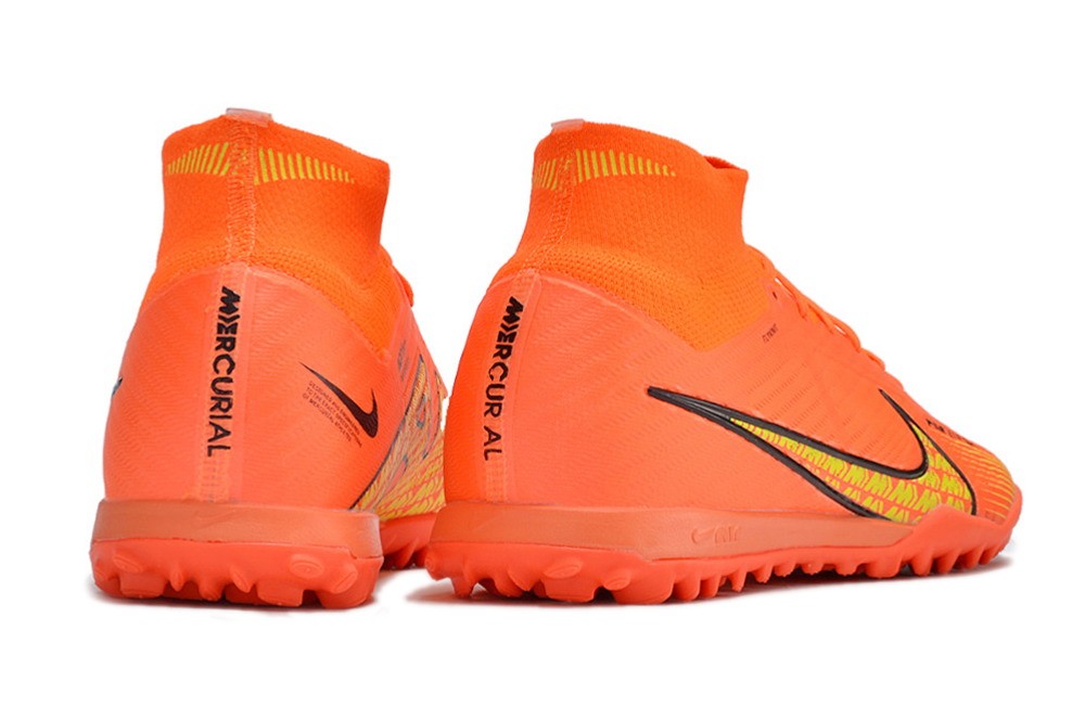 Nike Zoom Mercurial Superfly 9 Elite TF Turf - Orange/Red/Yellow
