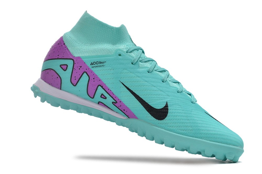 Nike Zoom Mercurial Superfly 9 Elite TF Turf Peak Ready - Ice Blue/Purple