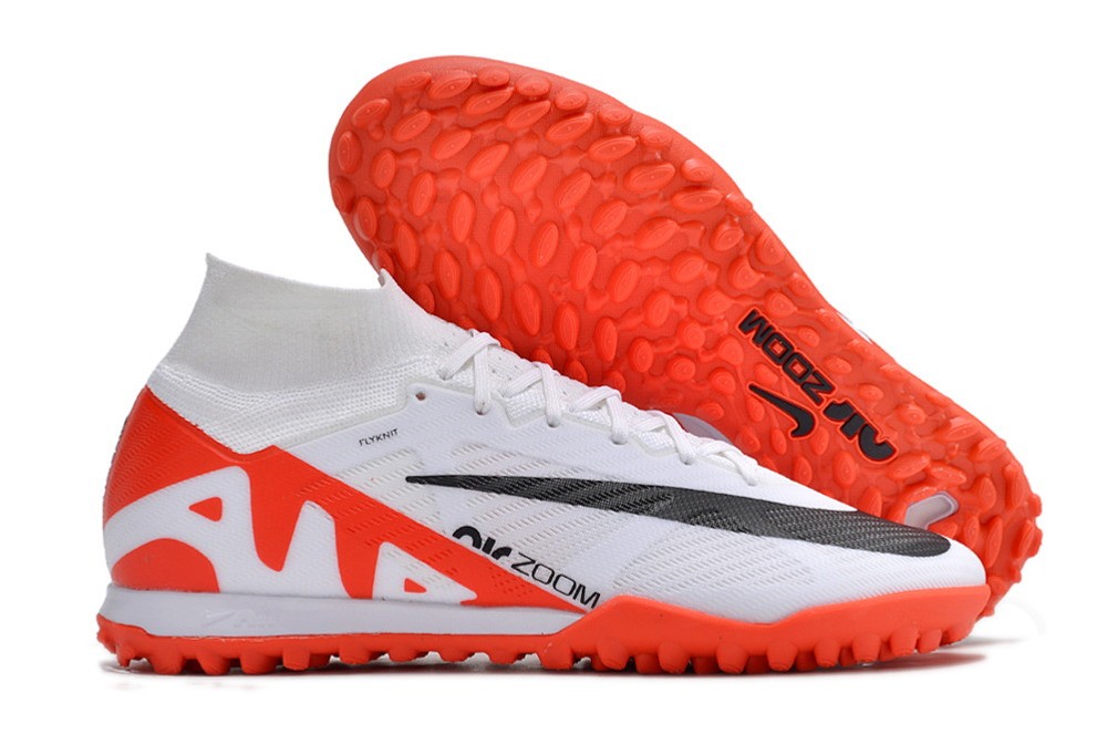 Nike Zoom Mercurial Superfly 9 Elite TF Turf Ready Pack - White/Red/Black