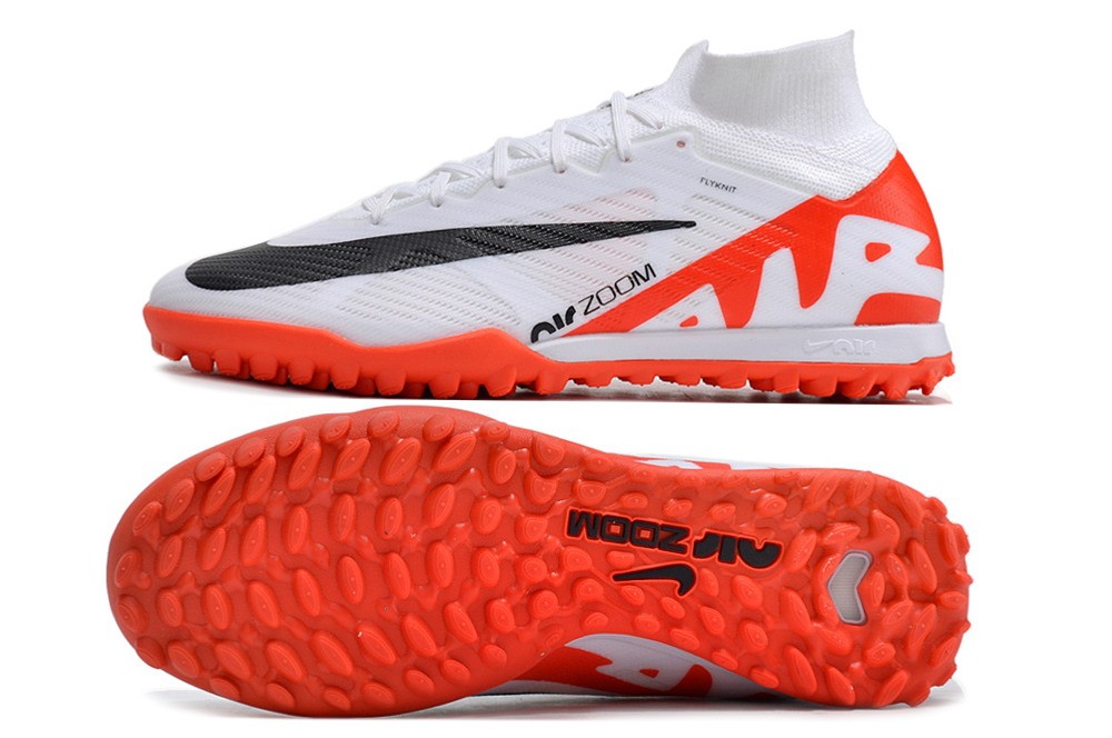 Nike Zoom Mercurial Superfly 9 Elite TF Turf Ready Pack - White/Red/Black