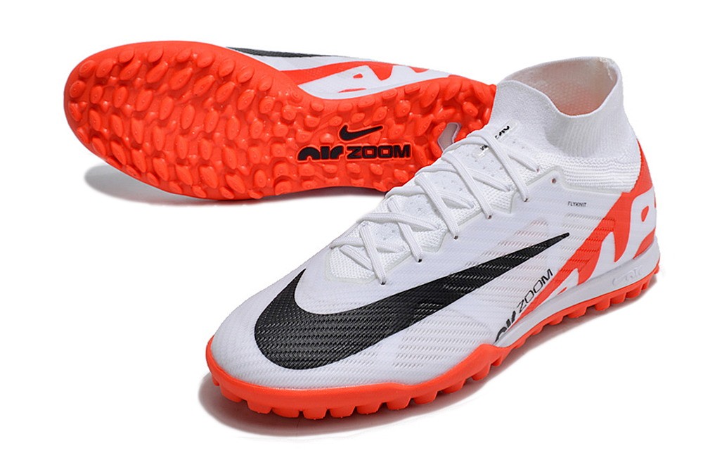 Nike Zoom Mercurial Superfly 9 Elite TF Turf Ready Pack - White/Red/Black