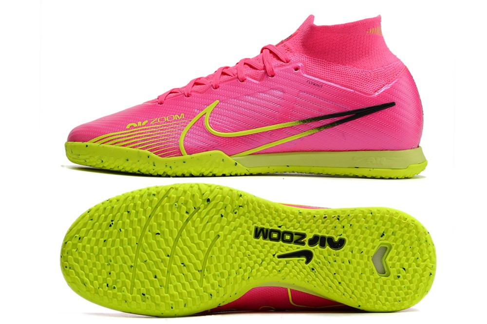 Nike Zoom Mercurial Superfly 9 IC Indoor - Volt/Pink