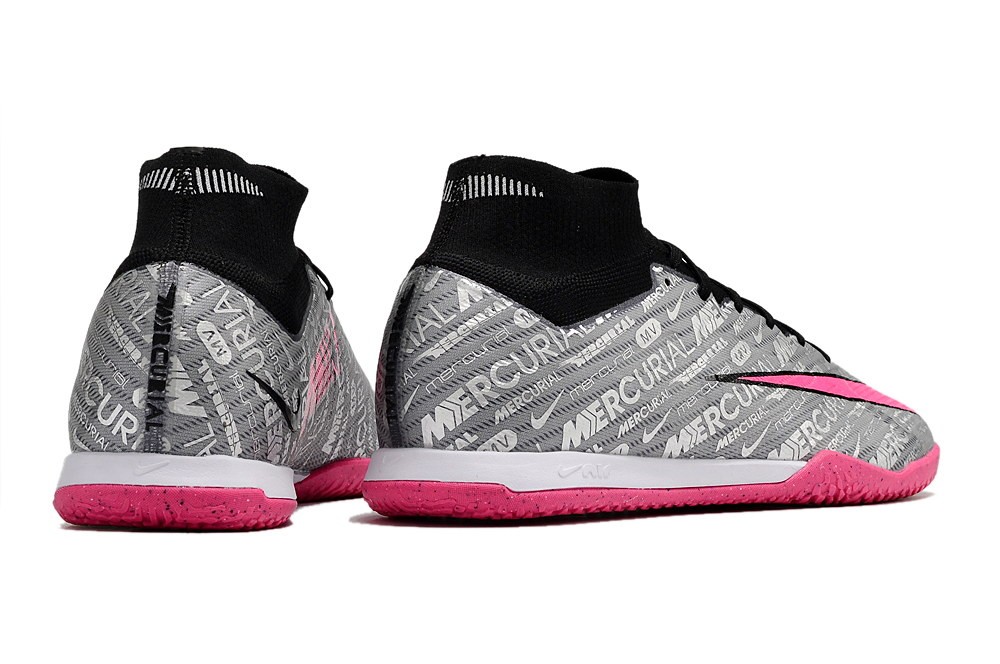 Nike Zoom Mercurial Superfly 9 IC Indoor XXV - Metallic Silver/Hyper Pink/Black
