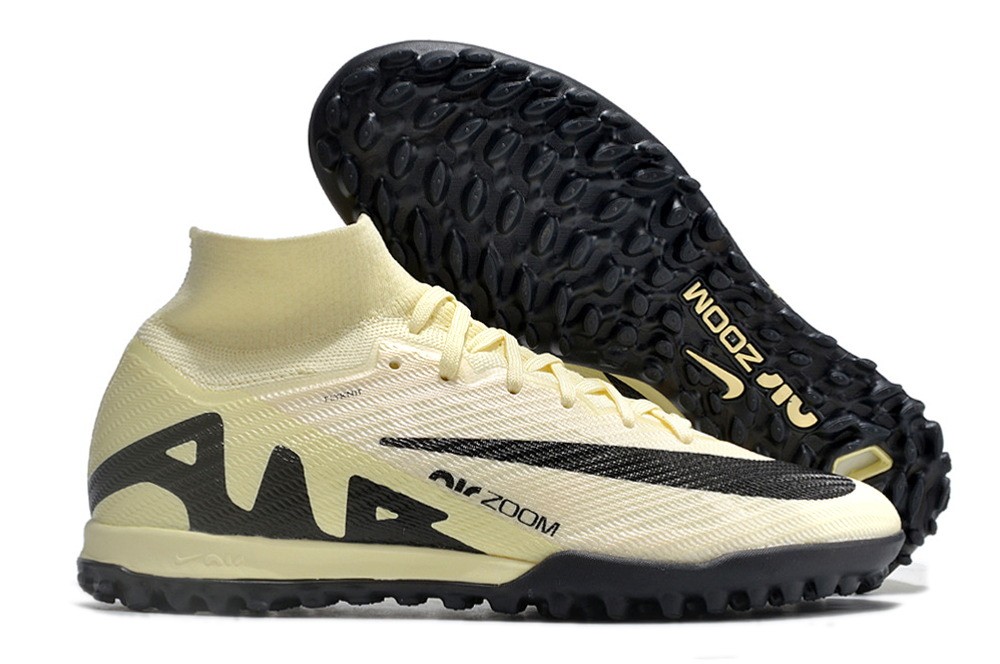 Nike Zoom Mercurial Superfly 9 Lemonade Elite TF Turf - Light lemon/Black