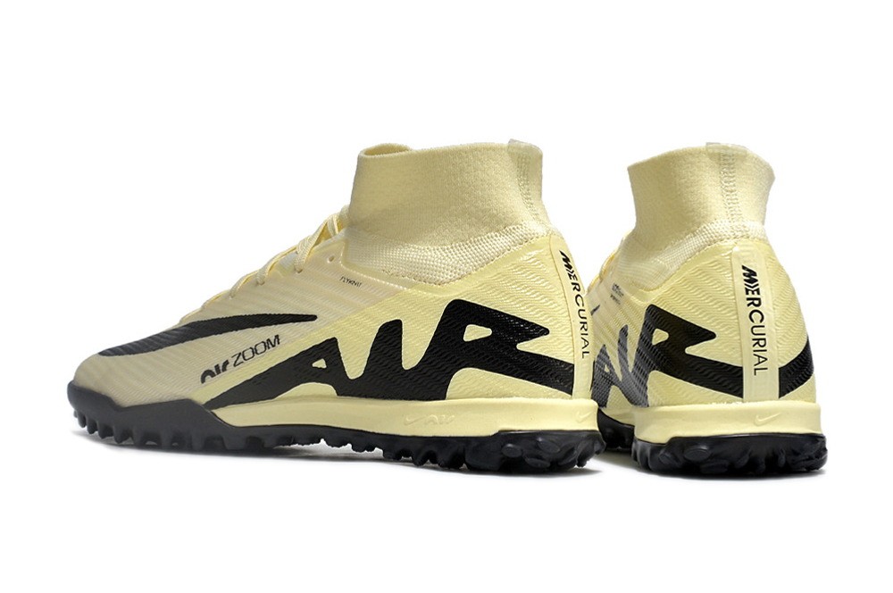 Nike Zoom Mercurial Superfly 9 Lemonade Elite TF Turf - Light lemon/Black