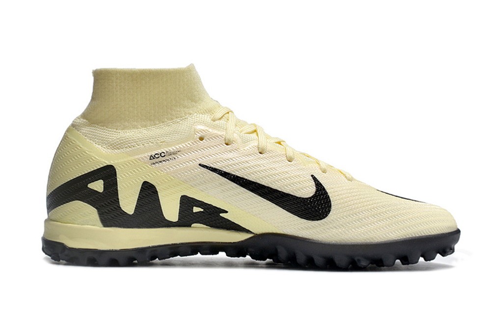 Nike Zoom Mercurial Superfly 9 Lemonade Elite TF Turf - Light lemon/Black