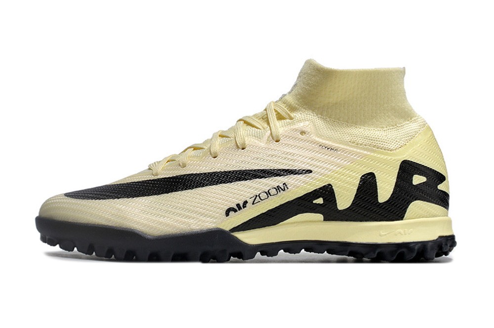 Nike Zoom Mercurial Superfly 9 Lemonade Elite TF Turf - Light lemon/Black