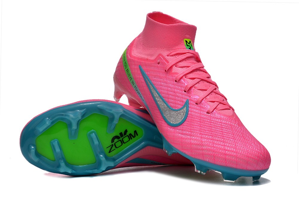 Nike Zoom Mercurial Superfly 9 Marcus Rashford Signature Elite FG - Pink/Blue/Green