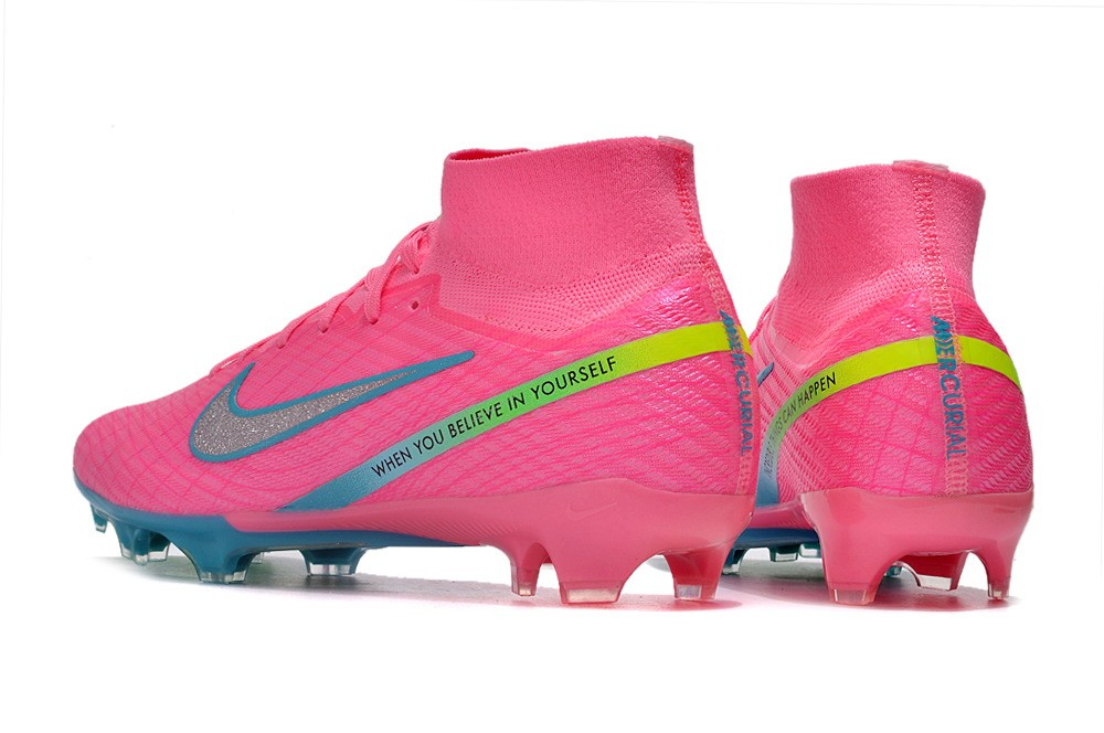 Nike Zoom Mercurial Superfly 9 Marcus Rashford Signature Elite FG - Pink/Blue/Green