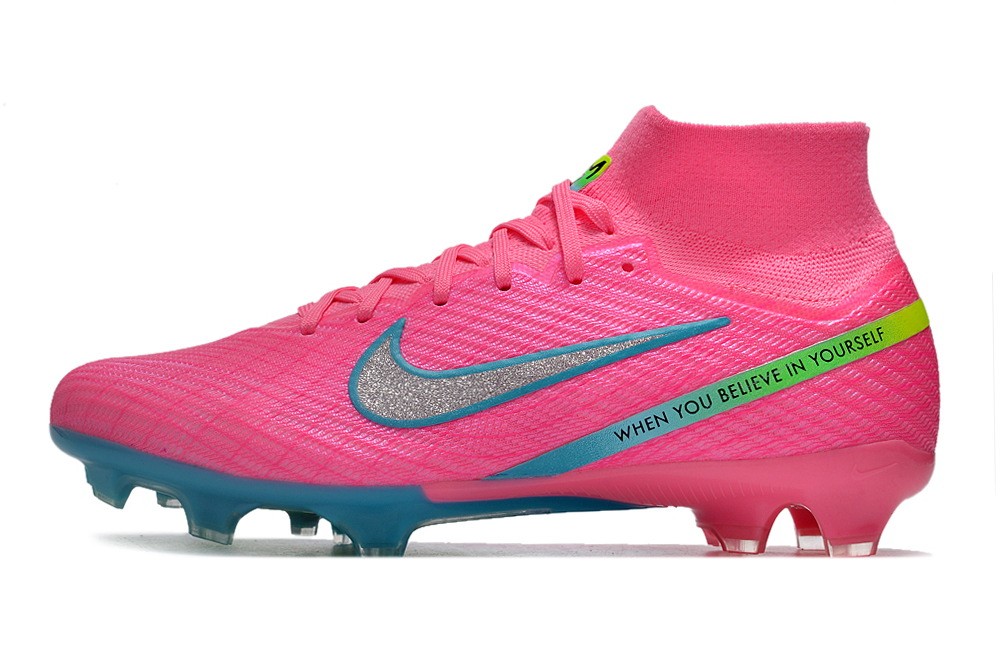 Nike Zoom Mercurial Superfly 9 Marcus Rashford Signature Elite FG - Pink/Blue/Green