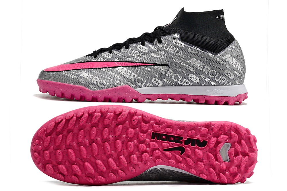 Nike Zoom Mercurial Superfly 9 Pro XXV TF - Silver/Pink