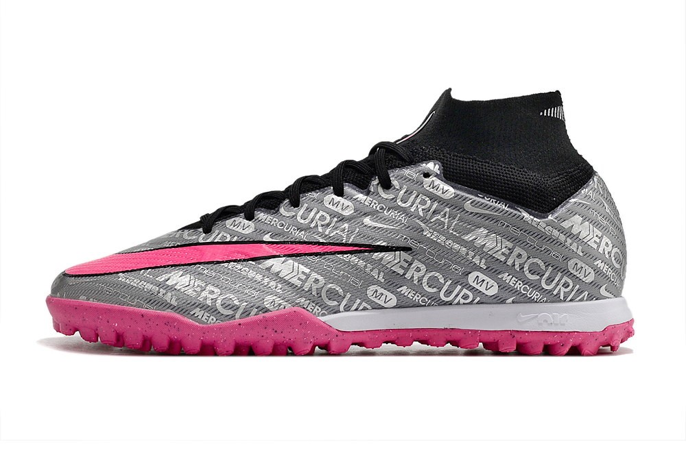 Nike Zoom Mercurial Superfly 9 Pro XXV TF - Silver/Pink