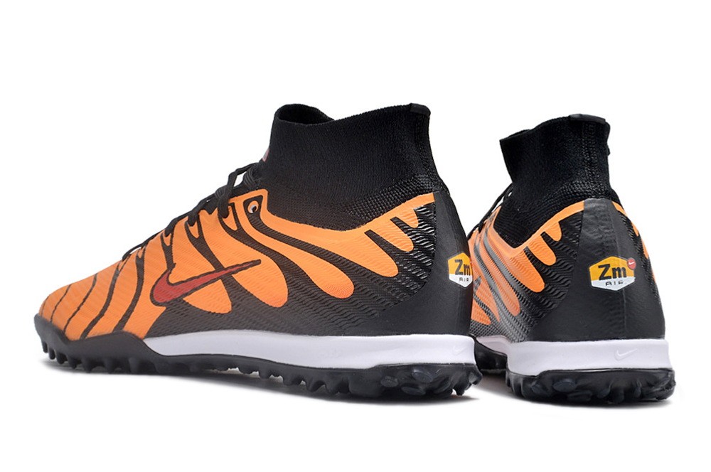 Nike Zoom Mercurial Superfly 9 Air Max Elite TF Turf - Orange/Black