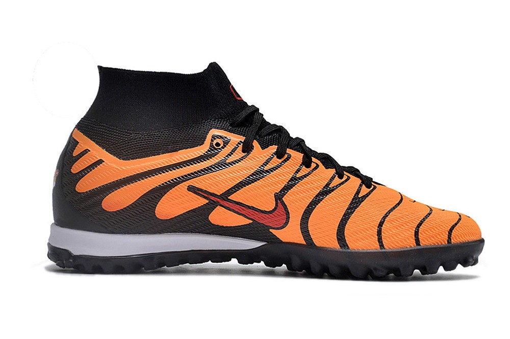Nike Zoom Mercurial Superfly 9 Air Max Elite TF Turf - Orange/Black