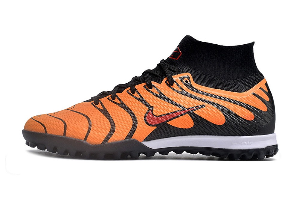 Nike Zoom Mercurial Superfly 9 Air Max Elite TF Turf - Orange/Black