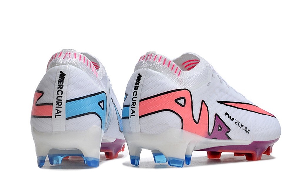 Nike Zoom Mercurial Vapor 15 Elite FG - White/Flash Crimson