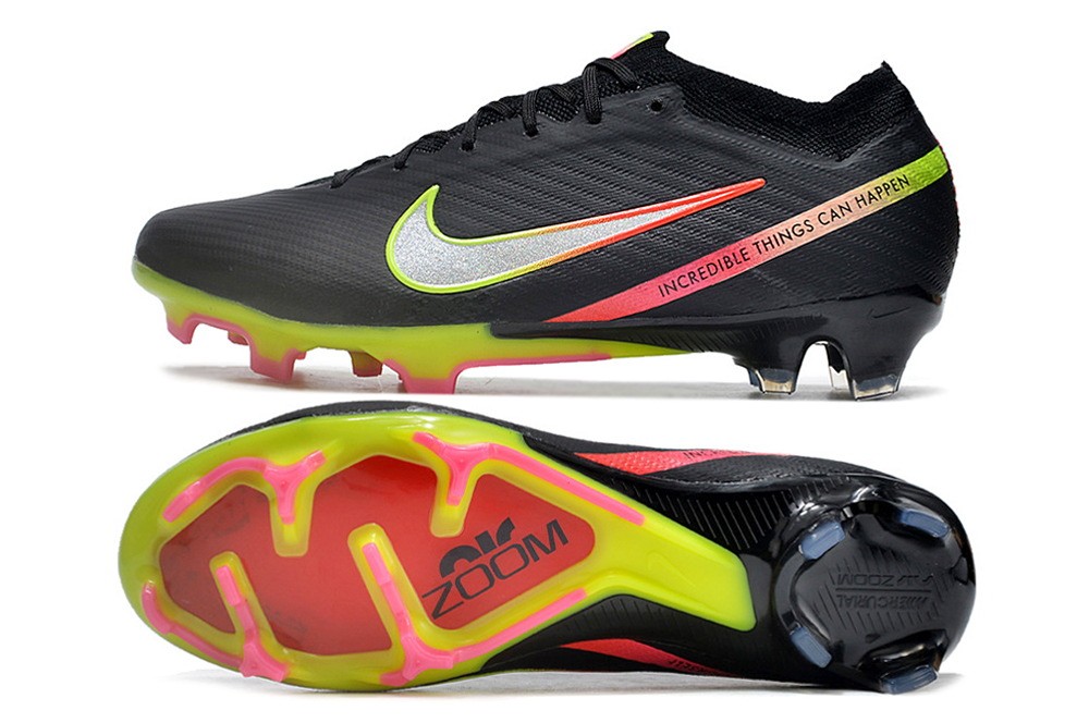 Nike Zoom Mercurial Vapor 15 Elite FG Marcus Rashford - Black/Volt/Pink