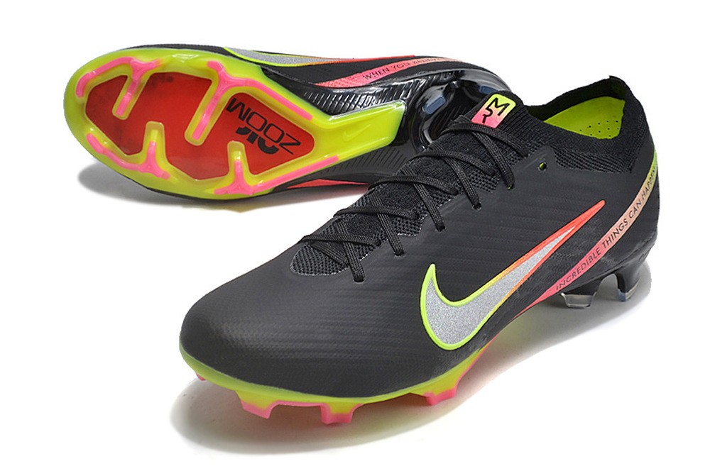 Nike Zoom Mercurial Vapor 15 Elite FG Marcus Rashford - Black/Volt/Pink