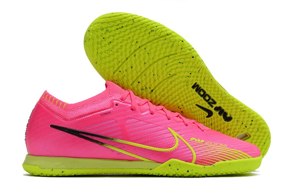 Nike Zoom Mercurial Vapor 15 IC Indoor Soccer Cleats - Volt/Pink
