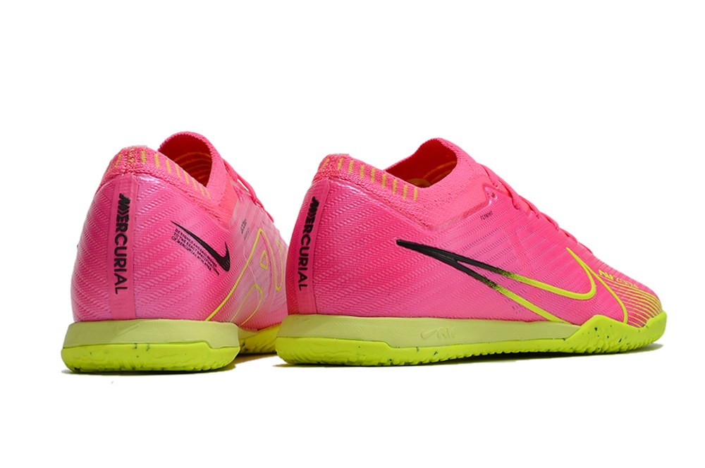 Nike Zoom Mercurial Vapor 15 IC Indoor Soccer Cleats - Volt/Pink