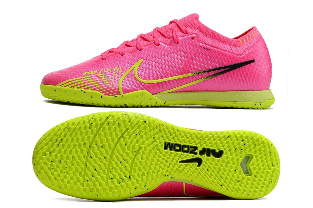 Nike Zoom Mercurial Vapor 15 IC Indoor Soccer Cleats - Volt/Pink